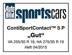 Autobild Sportscars Test results 2015